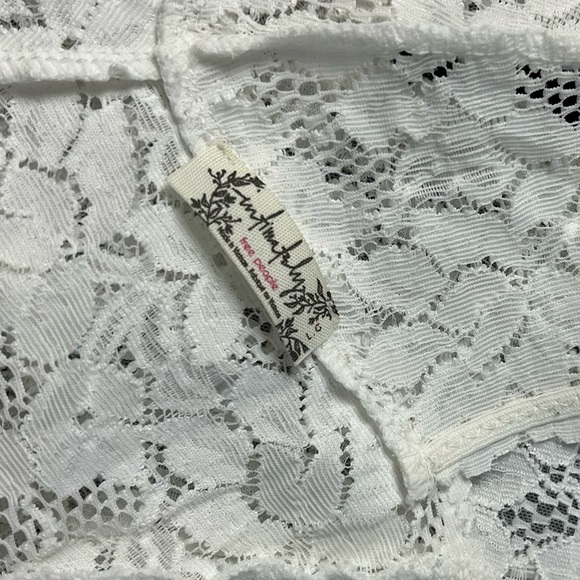 Free People bodysuit white size Large - Picture 6 of 10